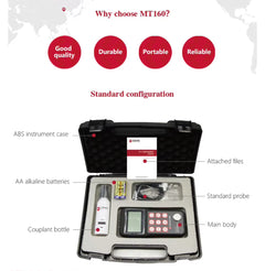 MT160 Portable Ultrasonic Thickness Gauge