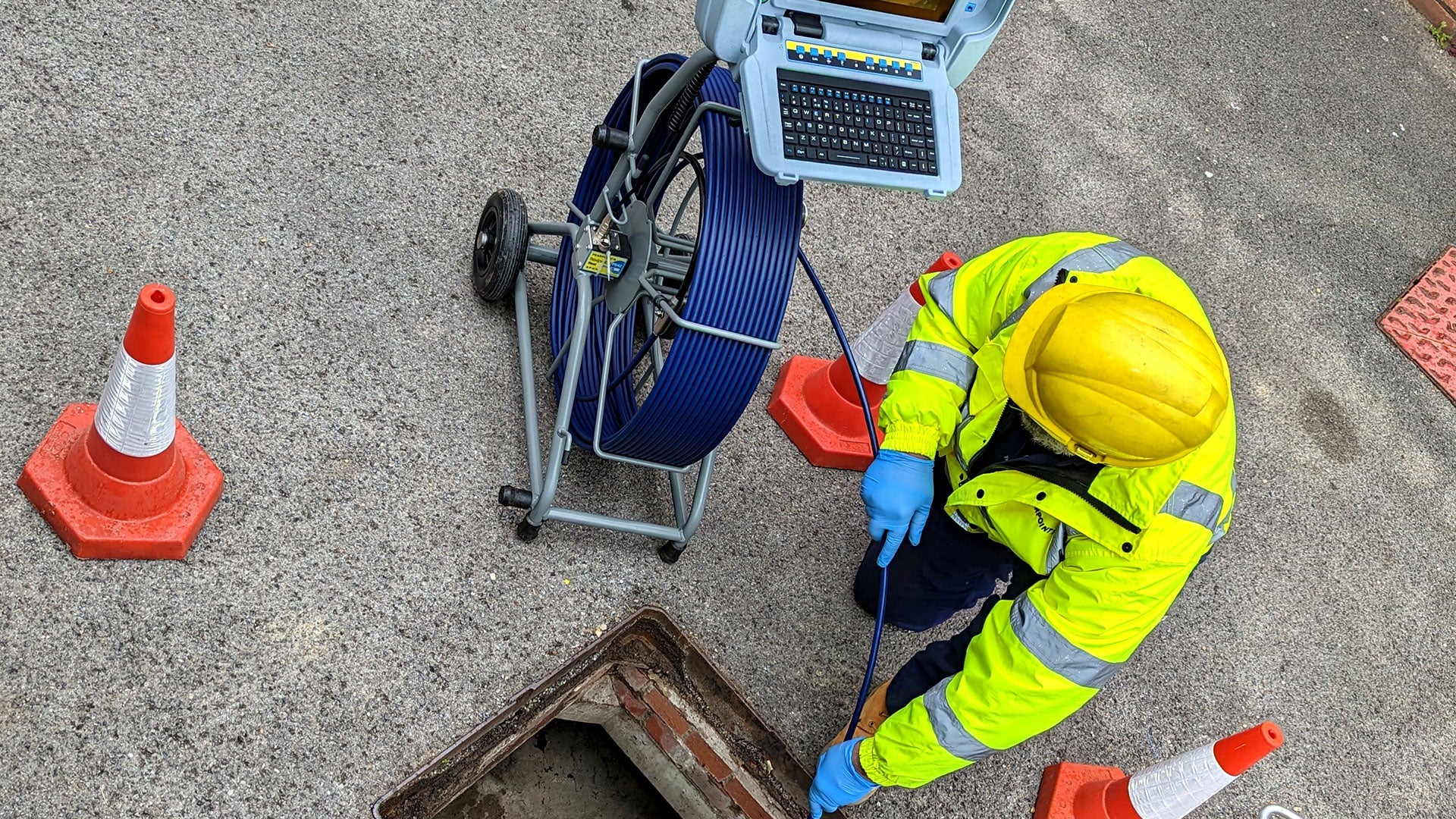 Radiodetection P543 640Hz/ 33kHz 150m Rod - (25mm or 50mm) PAL Camera Plumbers Systems