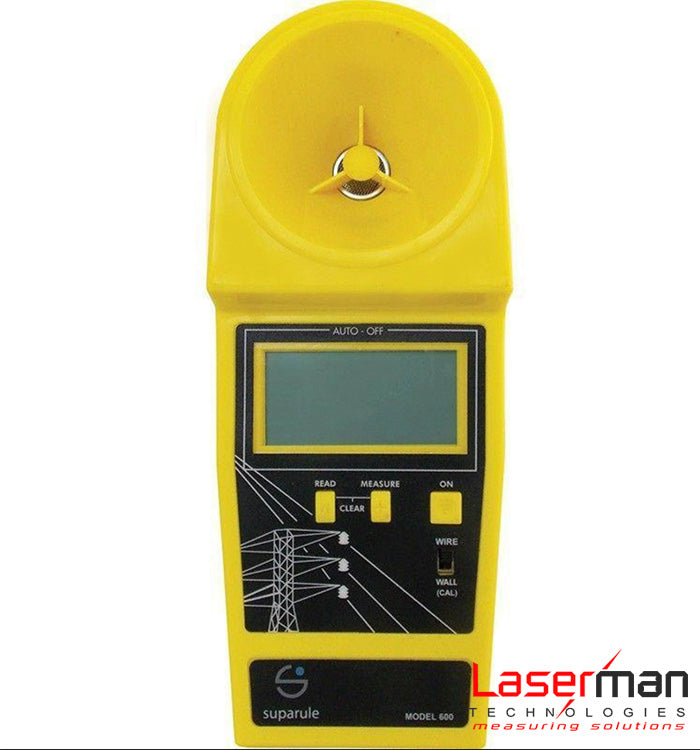 The Suparule 300E is a handheld Cable Height Meter instrument for measuring cable height distance, sag and overhead clearance.
