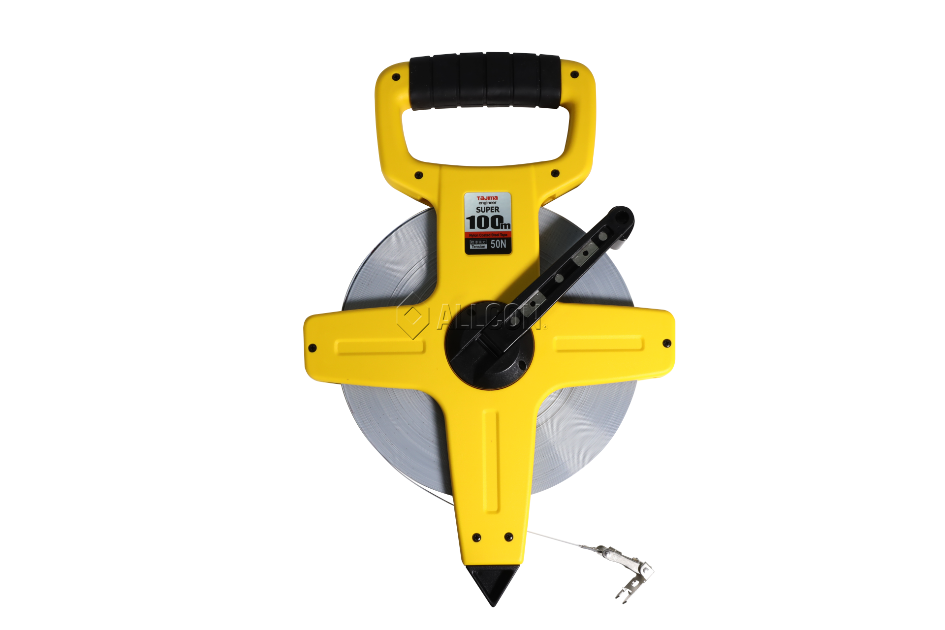 Tajima ENGINEER Plastic Coated Steel Measuring Tape 100m