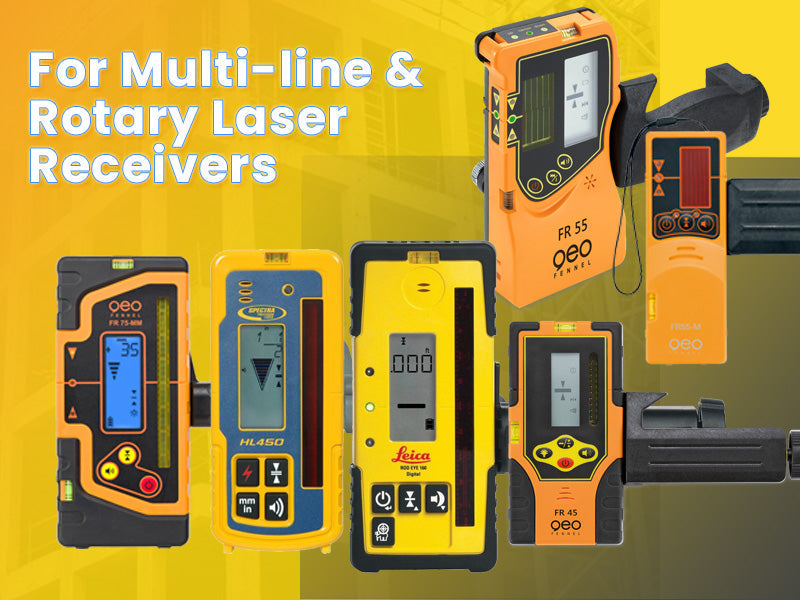 Multi-line & Rotary Laser Receivers