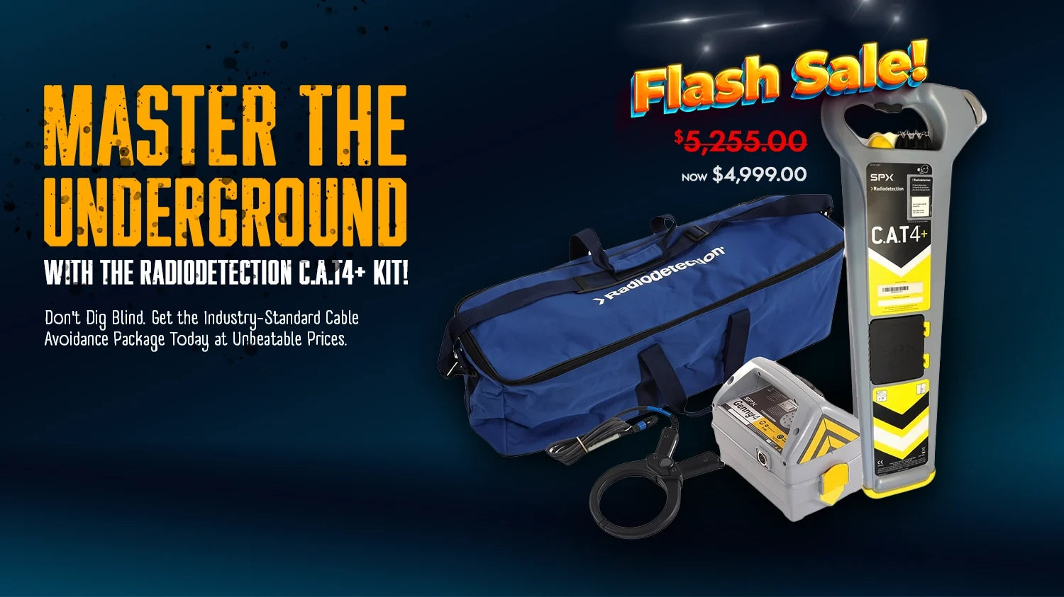 RadioDetection C.A.T4+ KIT - Flash Sale! ⚡