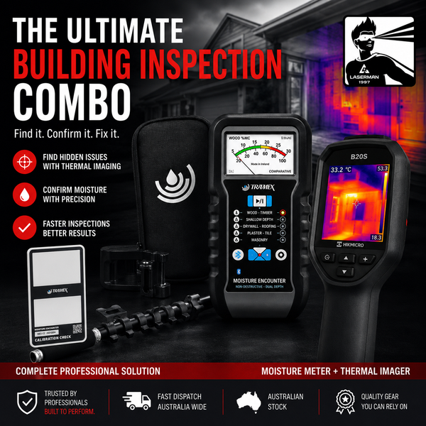 Tramex ME5 & HIKMICRO B20S Building Inspection Combo | Moisture Meter & Thermal Imaging Camera