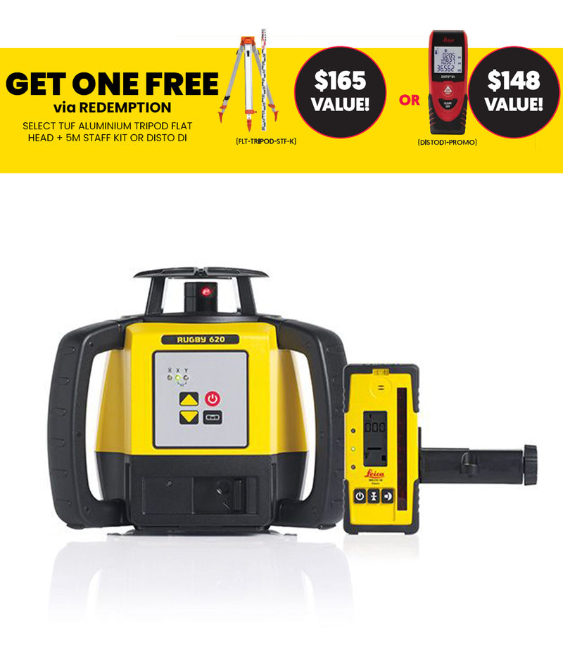 Leica Rugby 620 with RodEye Receiver