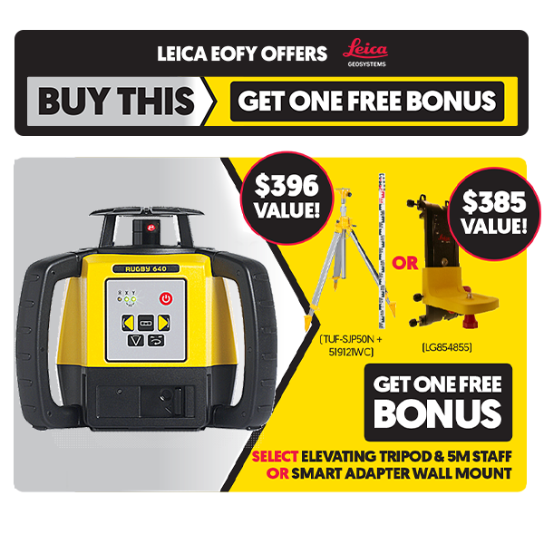 Leica Rugby 640 with Receiver