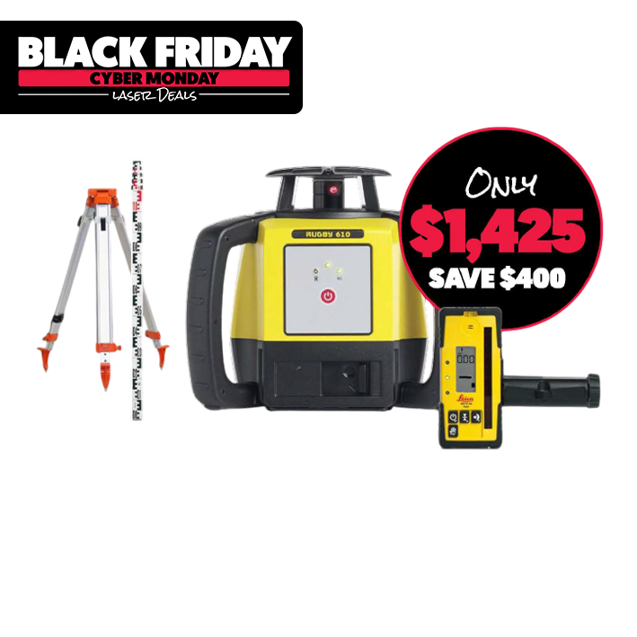 Leica Rugby 610 with RodEye Receiver