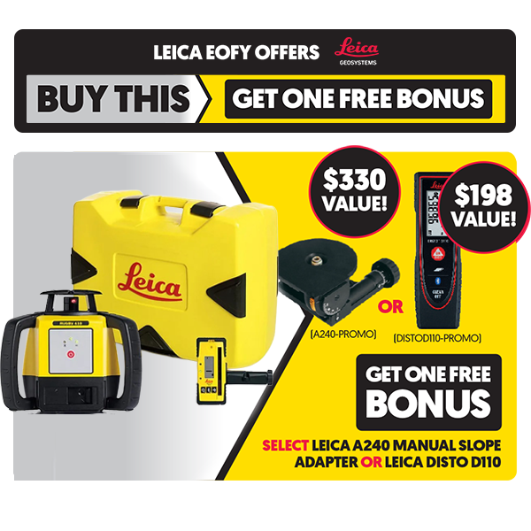 Leica Rugby 610 with RodEye Receiver