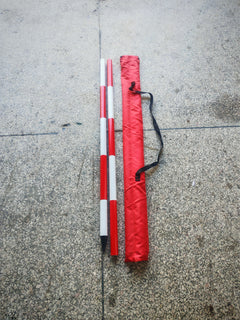 Laserman Ranging Pole 2x1m with 20cm Graduations