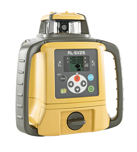 Topcon RL-SV2S Multi-Purpose Construction Rotating Laser with Receiver