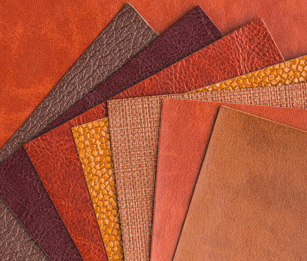 Textiles and leather can be made from sustainable materials, and they can be recycled and reused.