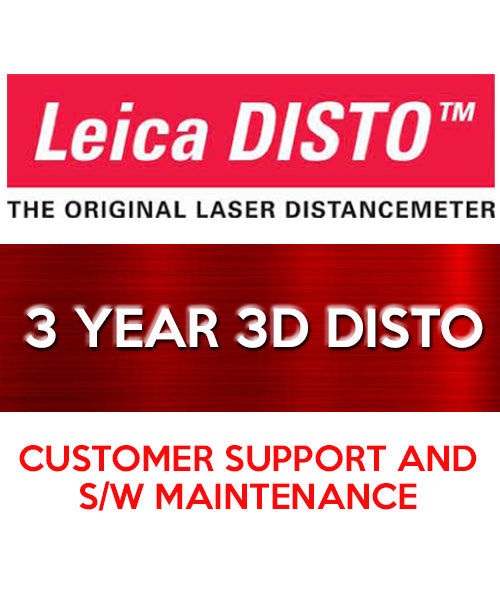 Leica 3 year 3D Disto Customer Support and S/w Maintenance