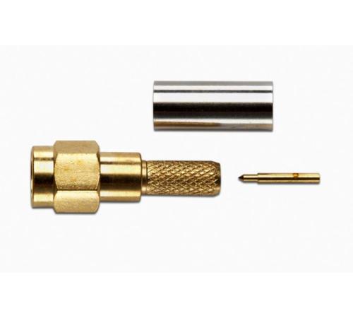 Fluke Pomona 72945 SMA 50 Ohm Plug, Straight Crimp, RG142/U And RG400/U Type (item no. 3094108)