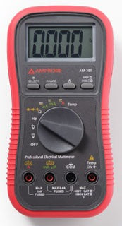 Fluke Amprobe AM-250 is a professional multimeter for Electrical and HVAC applications
