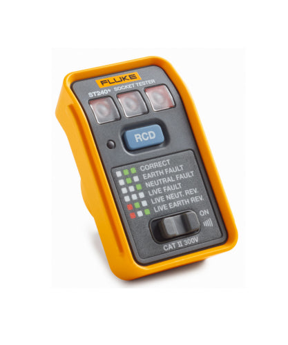 fluke-st240-socket-tester-with-an-rcd-test-button-and-beeper