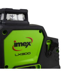 Imex LX3DG 3 x 360° Green Multiline Beam Laser Level