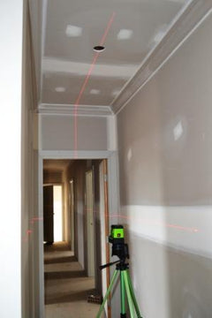 Imex LX25PD Red Crossline & 5 Dot Laser Level with Laser Detector