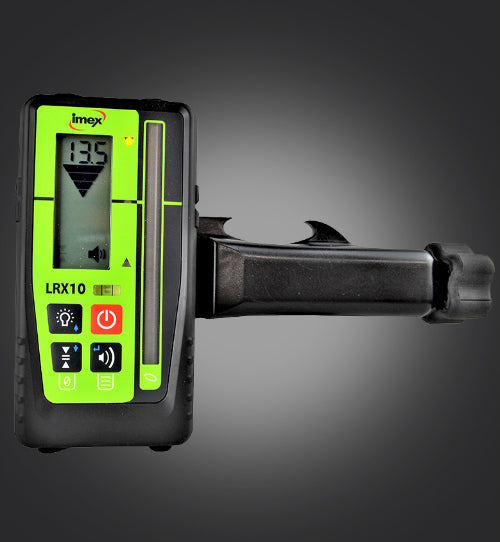 Imex i88G H/V Green Rotating Laser Level with LRX10 Laser Receiver