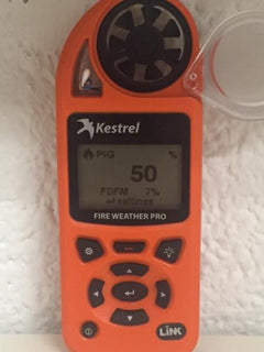 Kestrel 5500FW Fire Weather Meter Pro with LiNK Orange