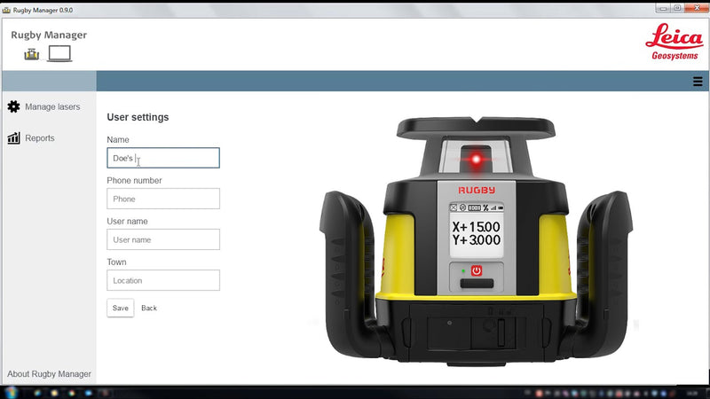 Leica Rugby Upgrade from CLX 700 to CLX 800 Rotary Laser Level