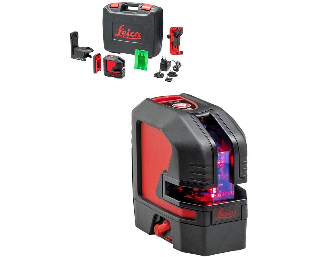 Leica Lino L2P5G-1 Crossline & Point Laser Level with Lion battery, TWIST 360 & UAL mount