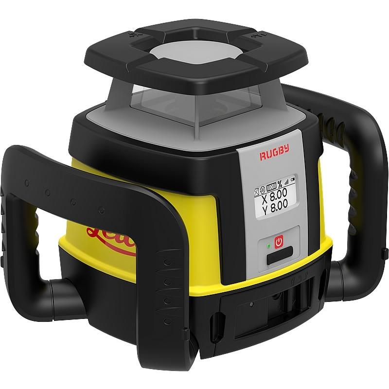 Leica Rugby CLH & CLX300 w/ Combo Rotating Laser Level, Li-ion batteries & Charger