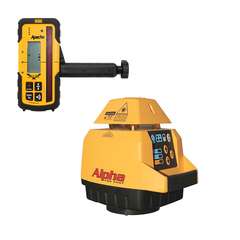 Pro Shot Alpha Rotary Laser Level with Storm Receiver