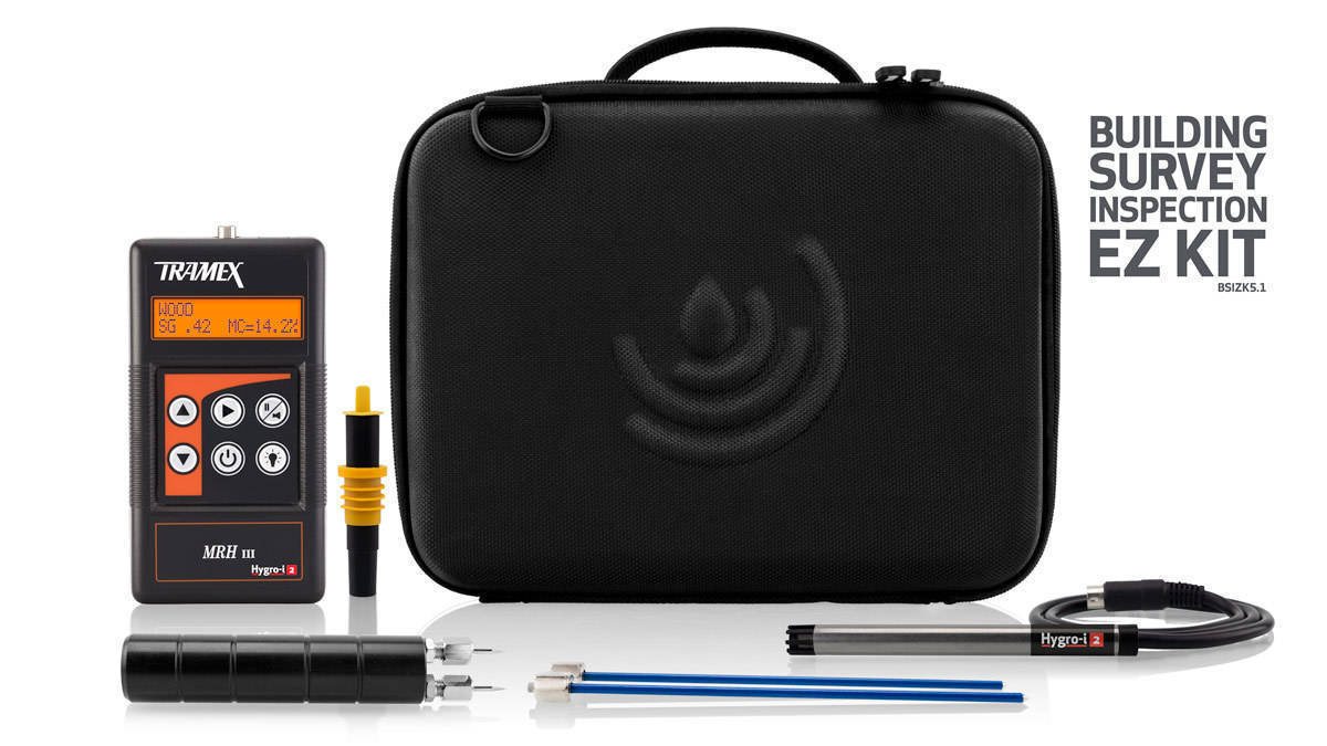 Kit Building Quality Control Tramex Building Survey Inspection EZ Kit